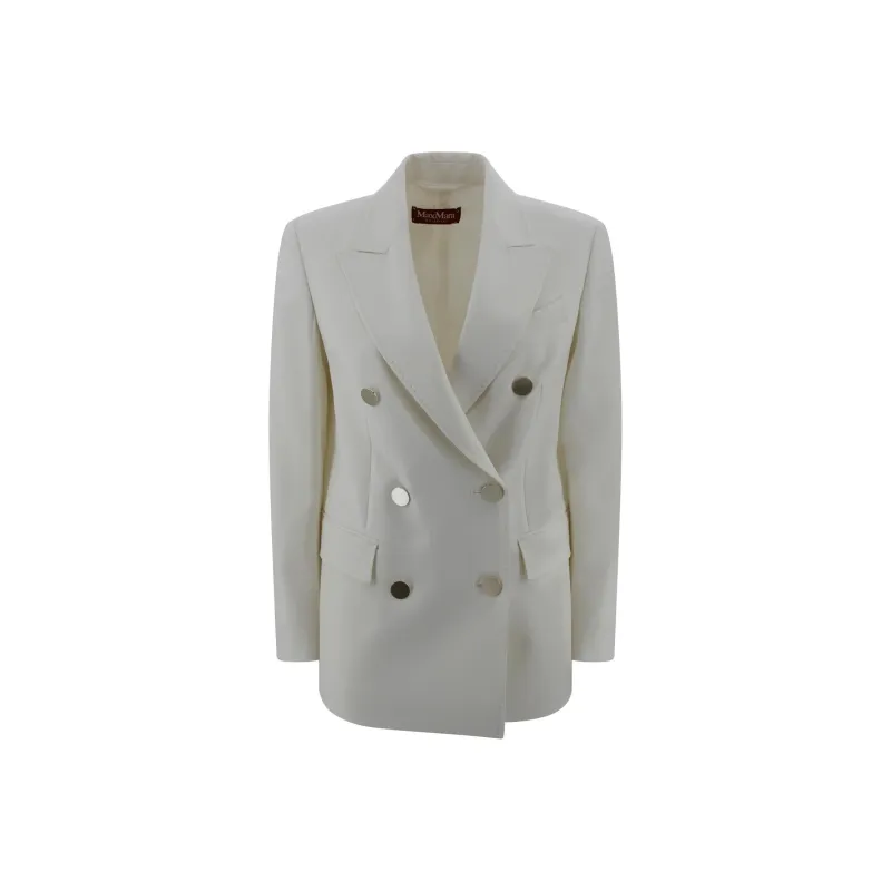 MaxMara Studio Edicola Double Breasted Blazer-0