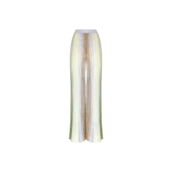 MISSONI Partialized Sequined Striped Palazzo Trousers