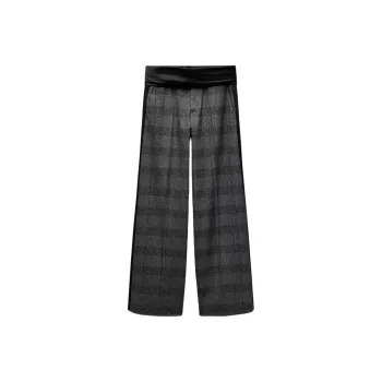 ZARA ZW Series Casual Pants Women's Gray