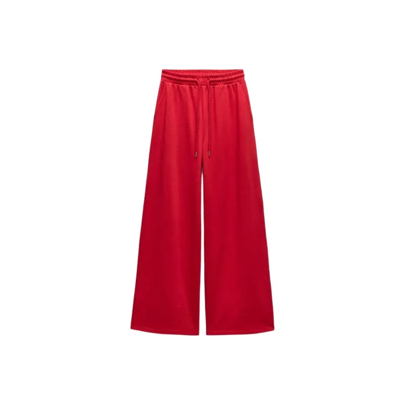 ZARA Casual Pants Women's Red-0
