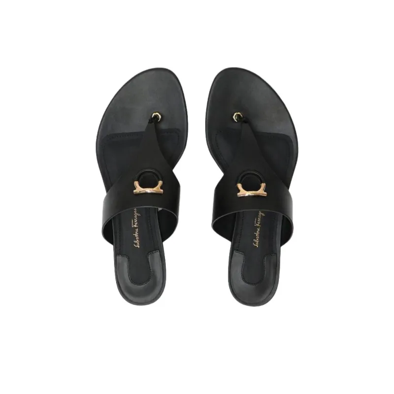 FERRAGAMO Flip Flops Women's Black-4