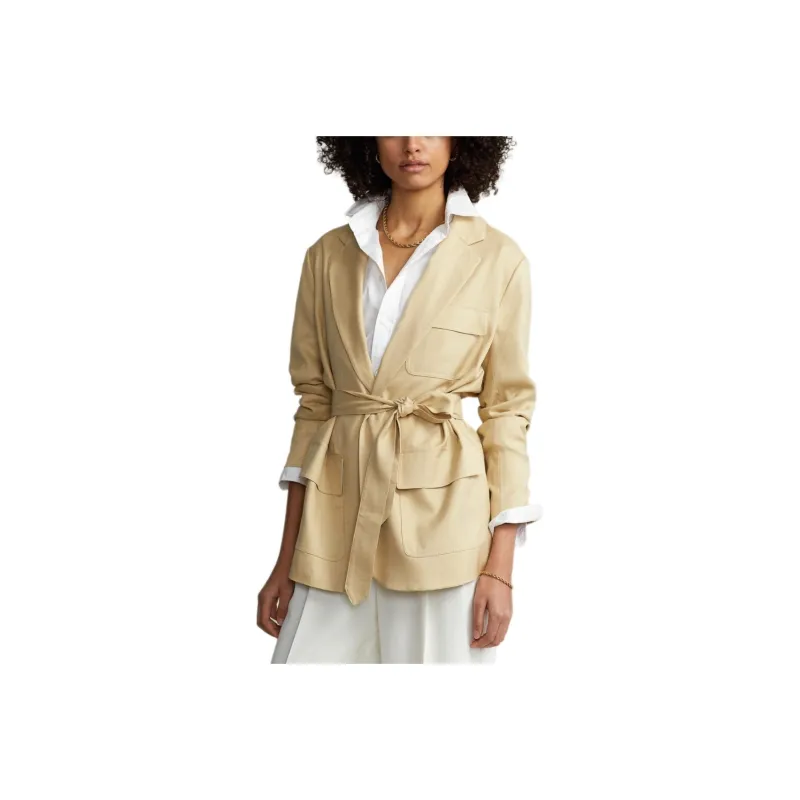 Polo Ralph Lauren SS24 Business Suits Coats Women's Camel-0
