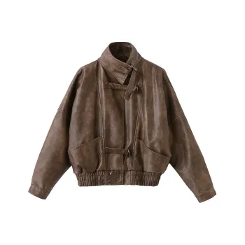 Yi Mengyuan Leather Jacket Women's