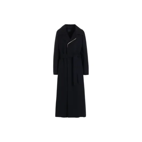 Yohji Yamamoto Femme SS25 Coats Women's Marine Blue