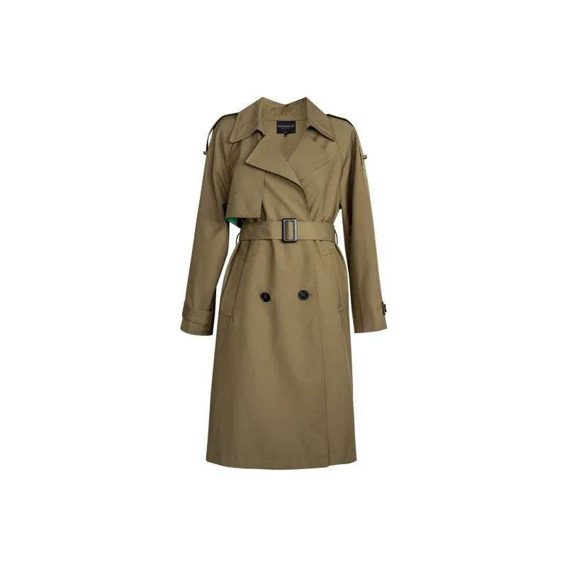 ROEYSHOUSE Trench Coat Women's Honey Brown-0