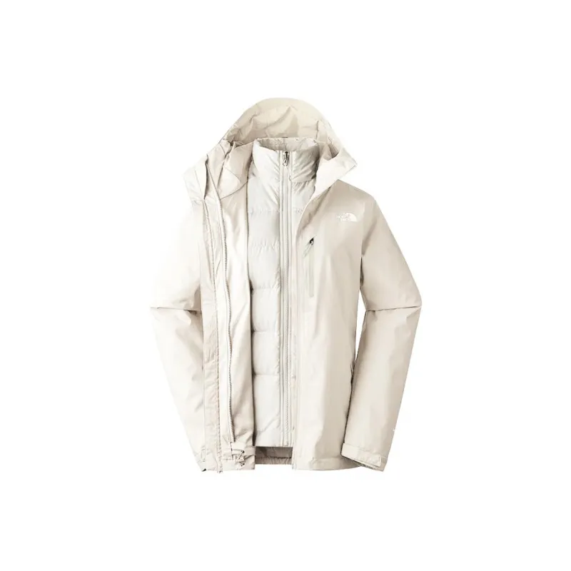 THE NORTH FACE City Outdoor Collection Waterproof And Windproof To Keep Warm Windbreaker Jacket Women's White-0