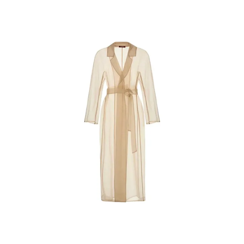 MaxMara Studio Duomo Sheer Long Coat-0