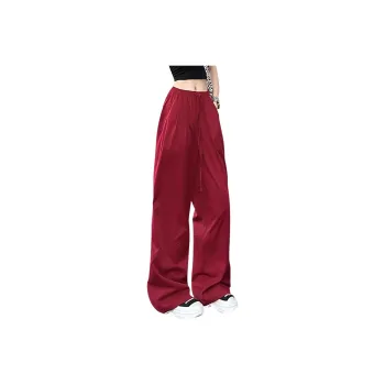 Ya Sheep People Casual Pants Women's Red