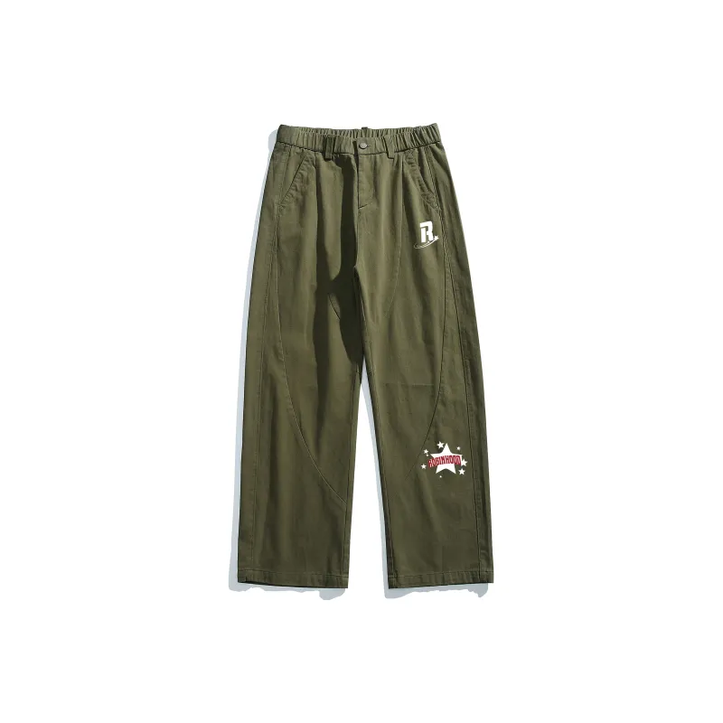 ROBINHOOD Casual Pants Unisex Khaki-5