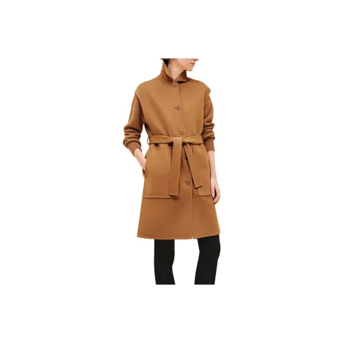 HERMES Vest Women's Caramel Brown