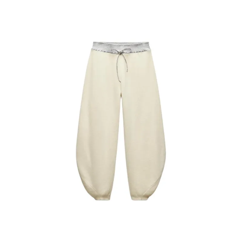 And Wander X ZARA And Wander Collaboration Casual Pants Women's White-0