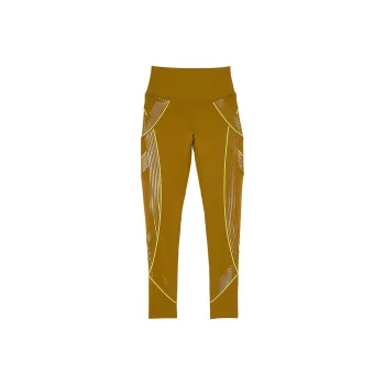 Victoria's Secret 24 Big Show Collection VSX Elevate Refined Contours Legging/F Casual Pants Women's Ginger Yellow
