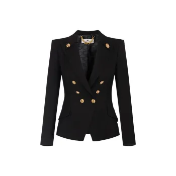 Elisabetta Franchi Button detail Blazer