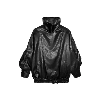 BEAR UNION Leather Jacket Unisex