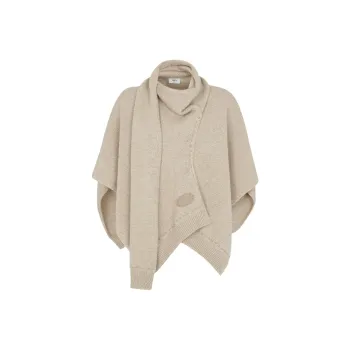 FENDI FW24 Cloaks Women's Dove Gray