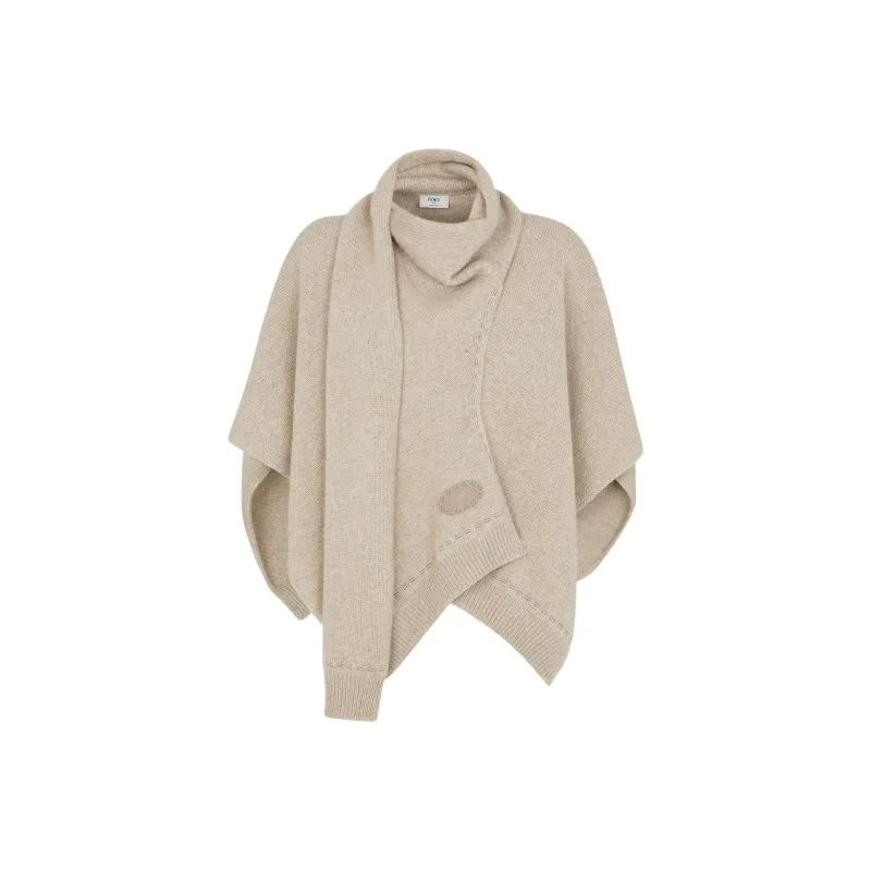 FENDI FW24 Cloak Women's Dove Gray-0