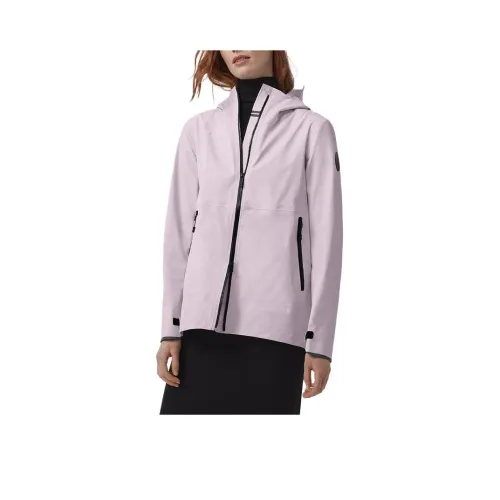 Canada Goose Water Resistant Windproof Warm And Rainproof Windbreaker Jacket Women's Sunset Pink