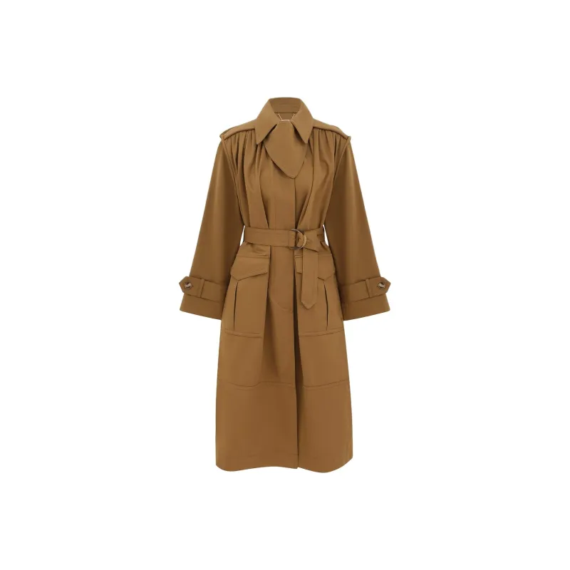Zimmermann Trench Coat Women's Khaki-0