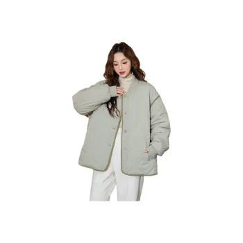 Tonlion Puffer Jacket Women's Light Gray Green