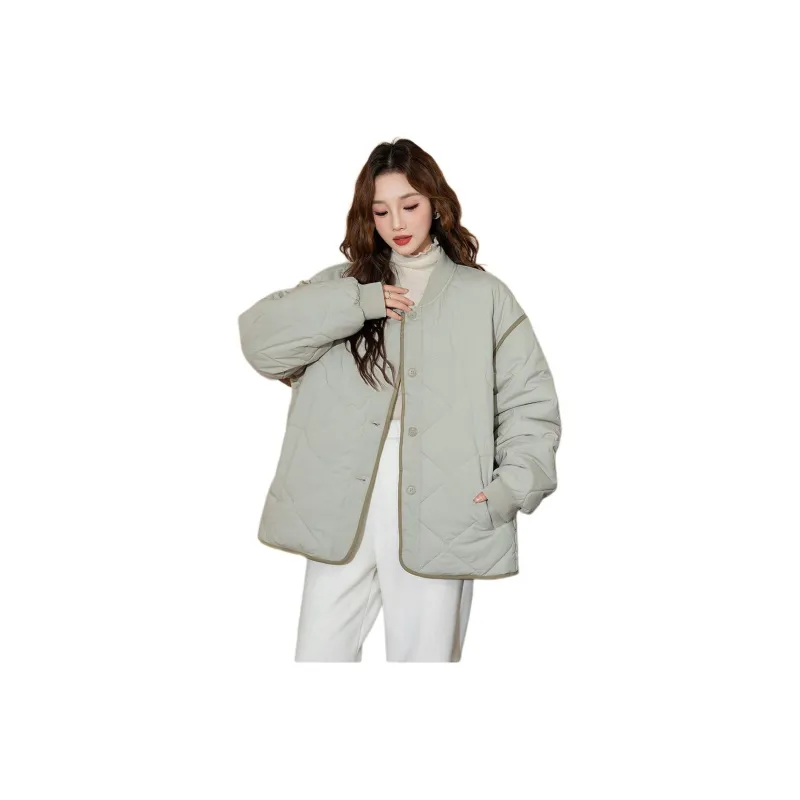 Tonlion Puffer Jacket Women's Light Gray Green-0