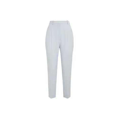 Alexander McQueen Straight Leg Tailored Cigarette Trousers