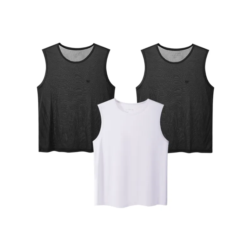 H YXIANG Men Tank Tops-7