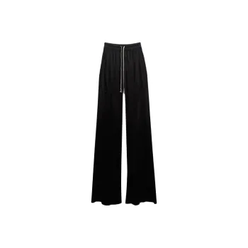 RICK OWENS Drawstring Bias Pants 'Black'