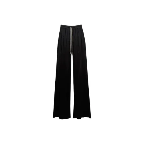 RICK OWENS Drawstring Bias Pants 'Black'