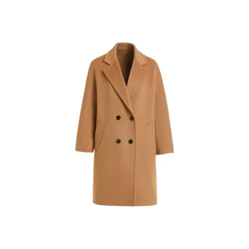 QIAOWANNI Coats Women's Licorice
