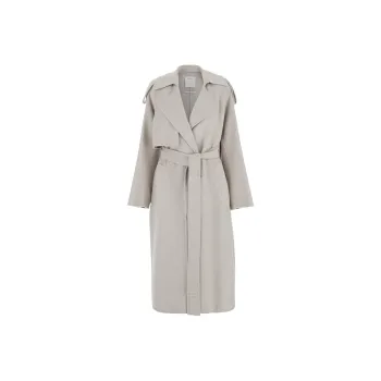 SportMax Fiore Belted Long Sleeved Coat