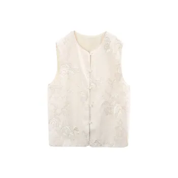 A Paradise For Awakening Vest Women's Beige