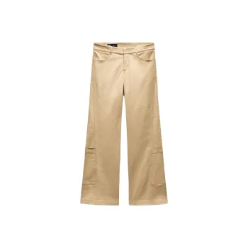 ZARA Casual Pants Women's Tan