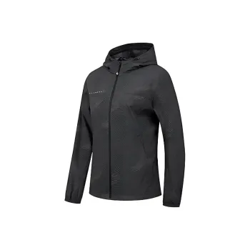 QIAODAN Trench Coat Women's Black