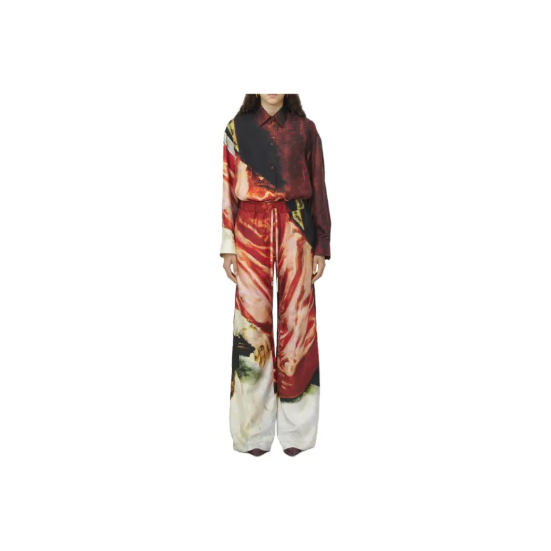 Alexander McQueen All over Printed Trousers-0