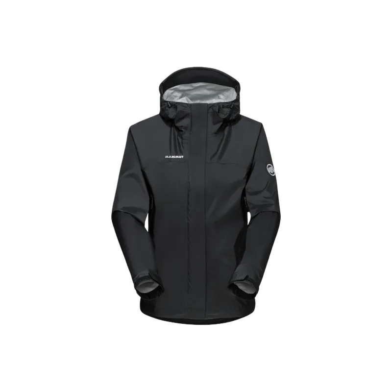 MAMMUT Microlayer 2.0 HS Outdoor Hiking Waterproof And Windproof Windbreaker Jacket Women's-0