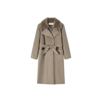 DEGAIA FW24 Coats Women's Gray Green