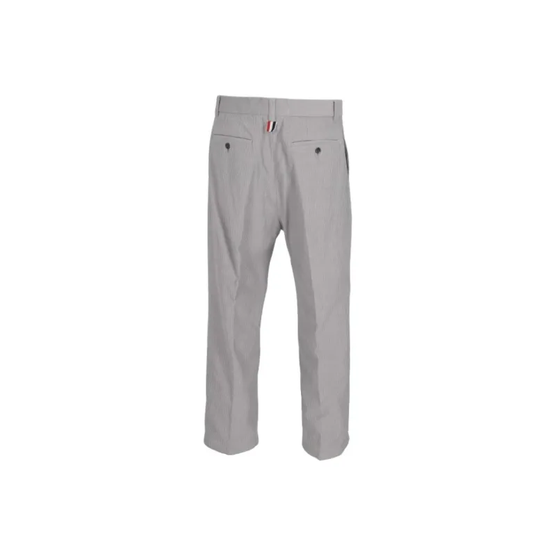 THOM BROWNE Corduroy Straight Leg Trousers-1