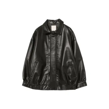 Beams Leather Jackets Women's