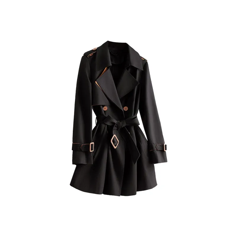 Cypress House Trench Coat Women's Black-0