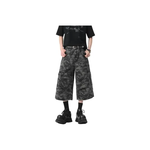 JASONWOOD Denim Shorts Unisex City Camouflage