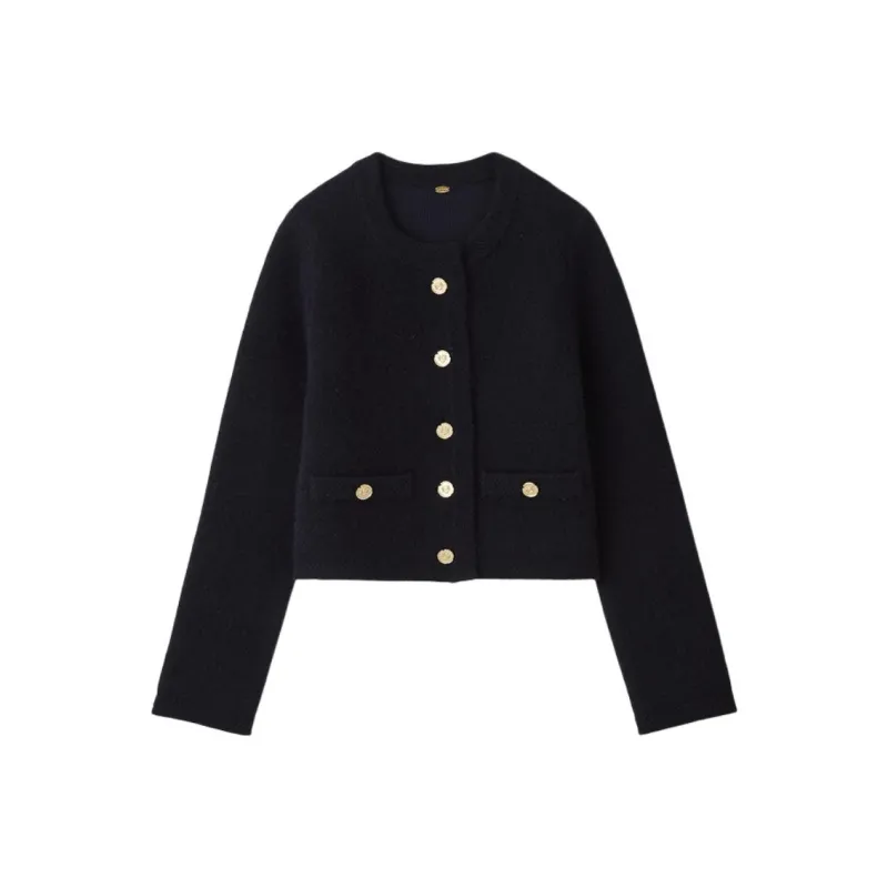Lily Brown Cropped Coat Women's-0