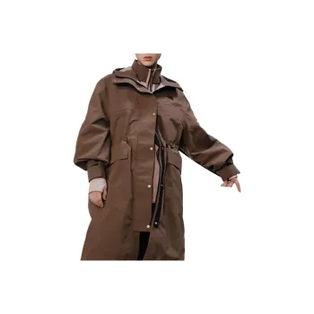 THE NORTH FACE City Outdoor Collection Windbreaker Jackets Women's Smoky Brown 1OI