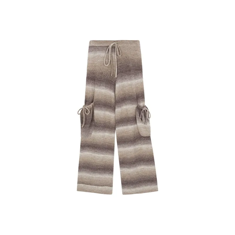 PISCESS Casual Pants Women's Brown-0