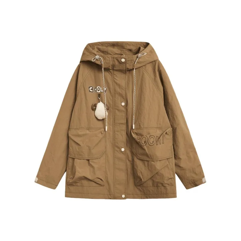 ZIHAN Trench Coats Women's-0