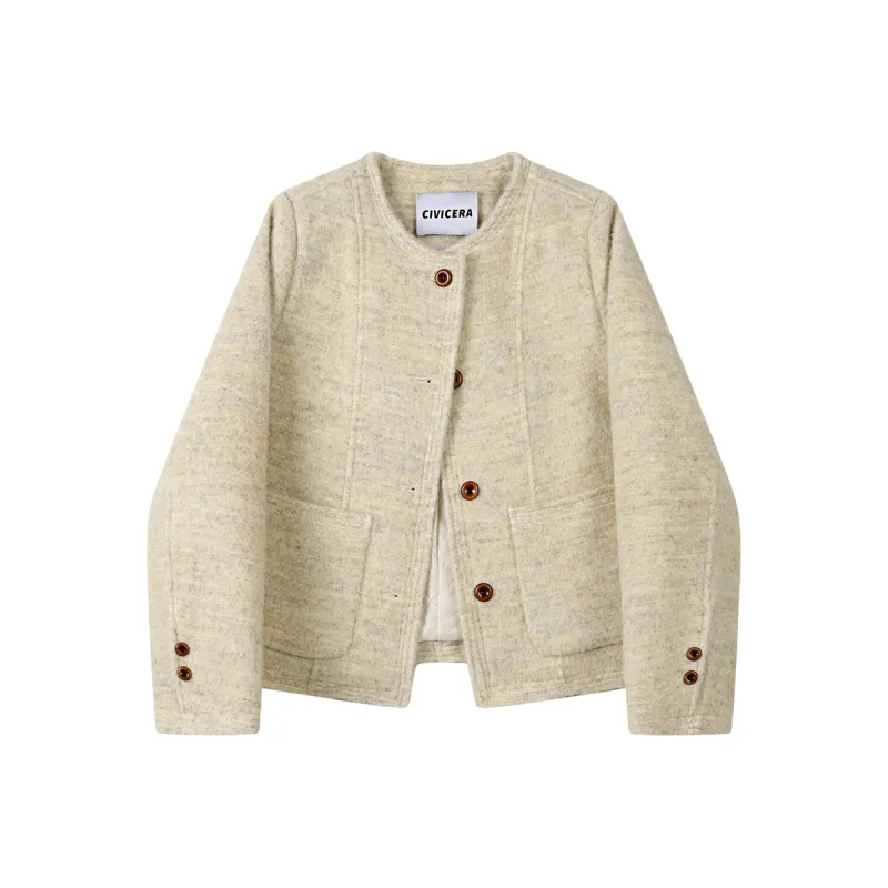 CIVICERA Cropped Coats Women's-0
