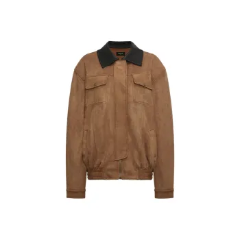 NUTH Leather Jacket Unisex Brown