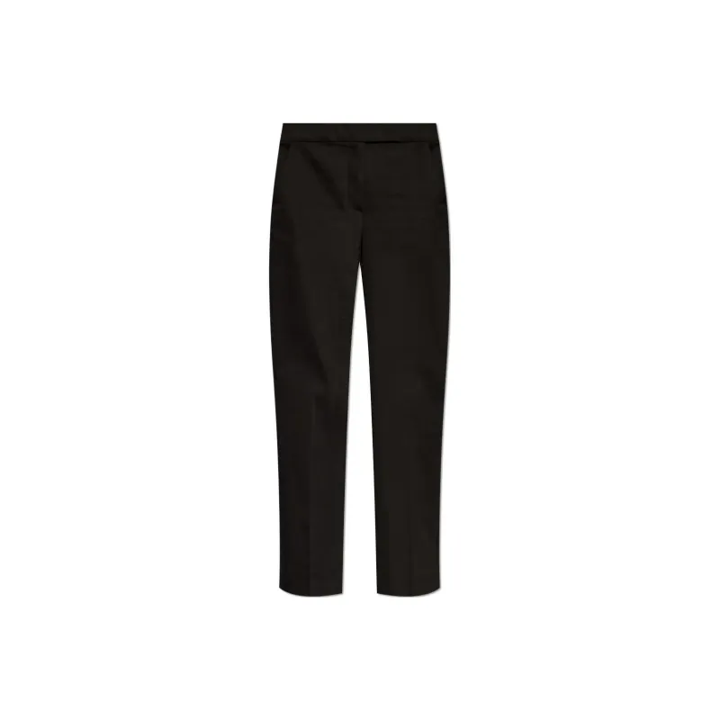 'S MAX MARA Okra Pleat Detailed Cropped Trousers-0