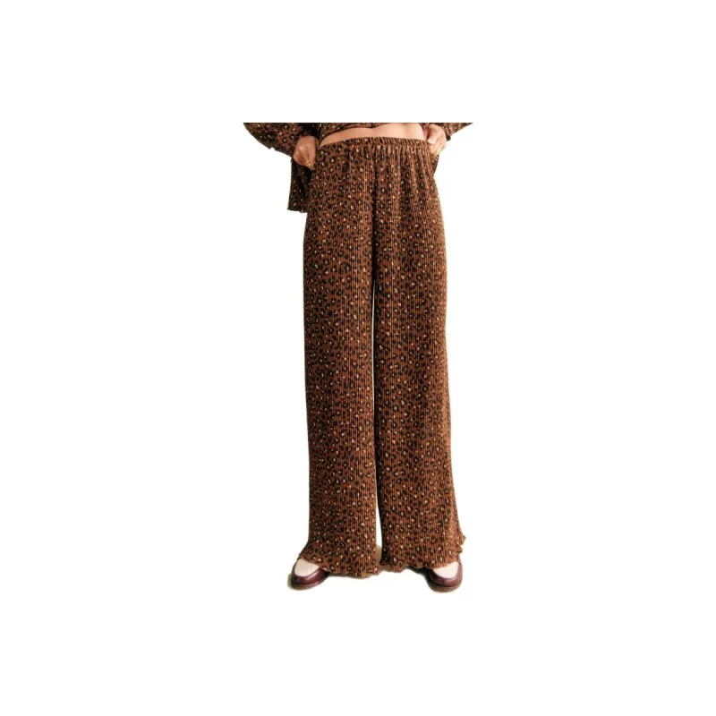 Sézane Casual Pants Women's Leo Print-0