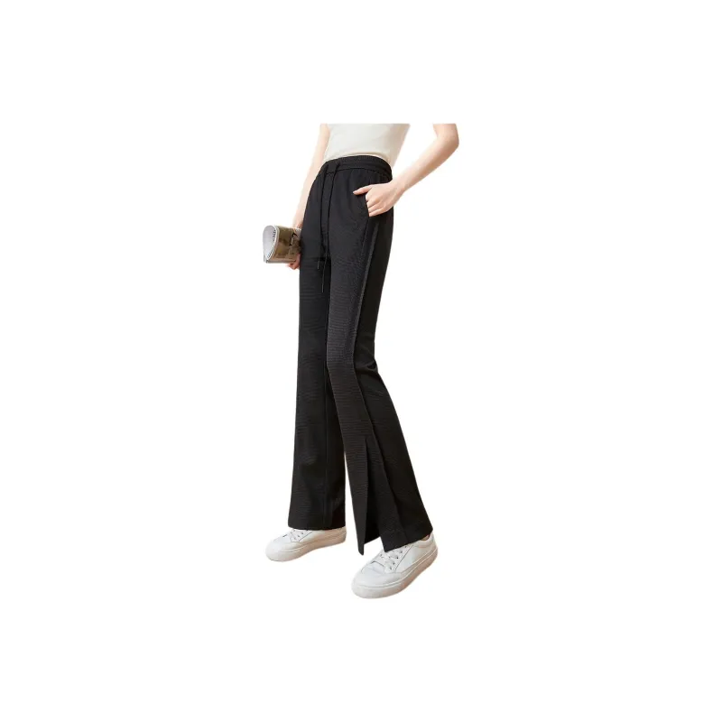 Mo Han Yi Mei Casual Pants Women's Black-0