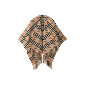 Burberry Check Cape